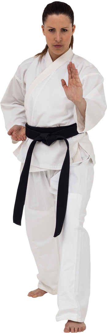 Transparent Karate Practitioner in Traditional Uniform - Download Free Stock Images Pikwizard.com