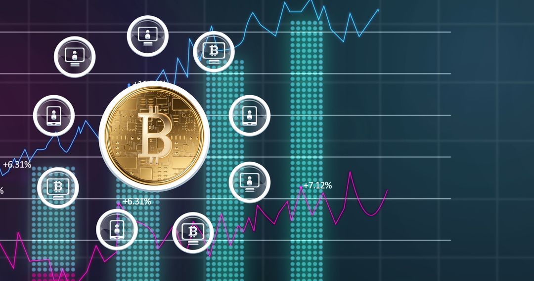 Bitcoin and Cryptocurrency Analytics with Virtual FinTech Symbols
