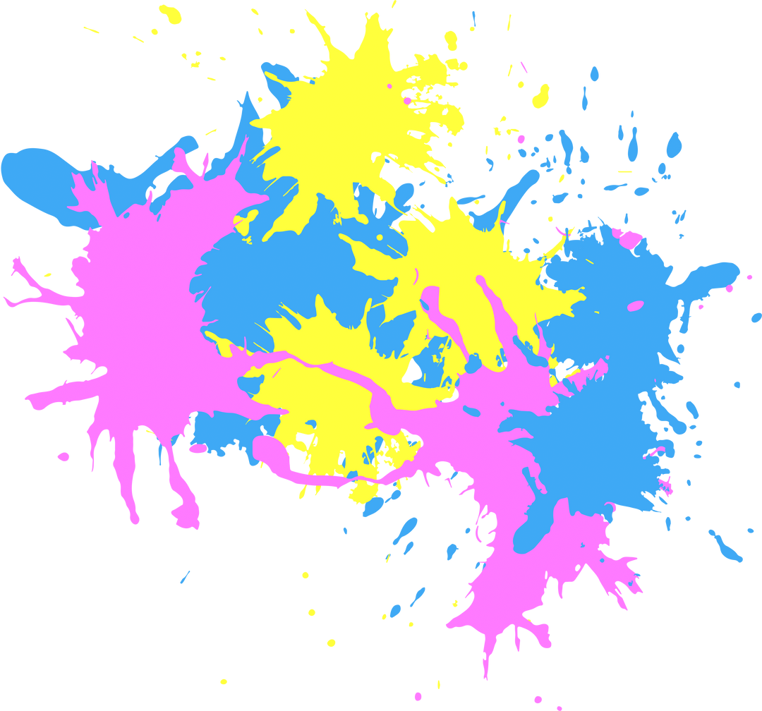 Colorful Abstract Paint Stains on Transparent Background - Download Free Stock Images Pikwizard.com