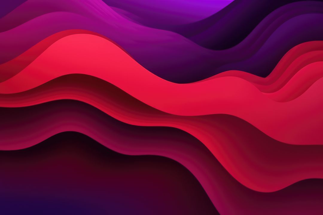 Abstract Red and Purple Wave Patterns with Fluid Motion - Free Images, Stock Photos and Pictures on Pikwizard.com