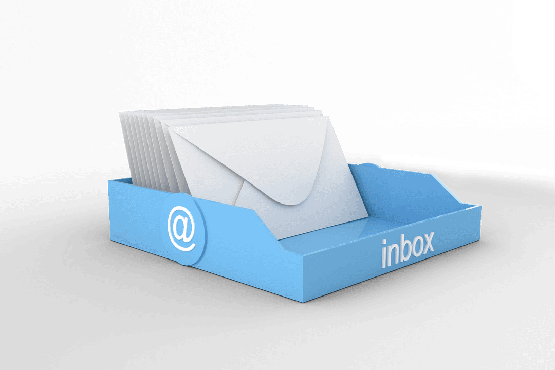 Digital Email Inbox with Envelopes on Transparent Background - Download Free Stock Images Pikwizard.com