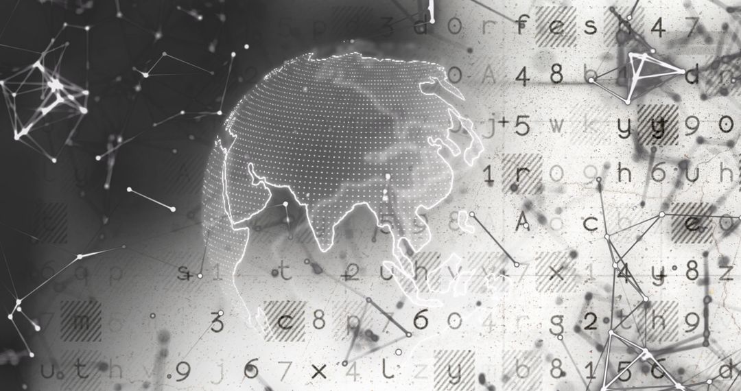 Global digital connections with network nodes and data script