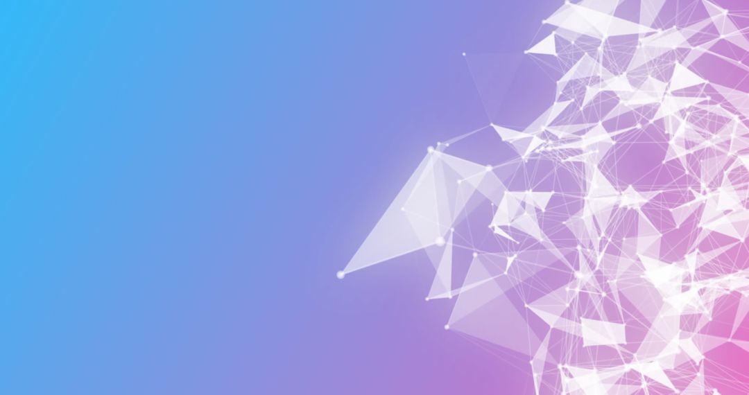 Abstract Network Graphics with Polygon Geometric Design