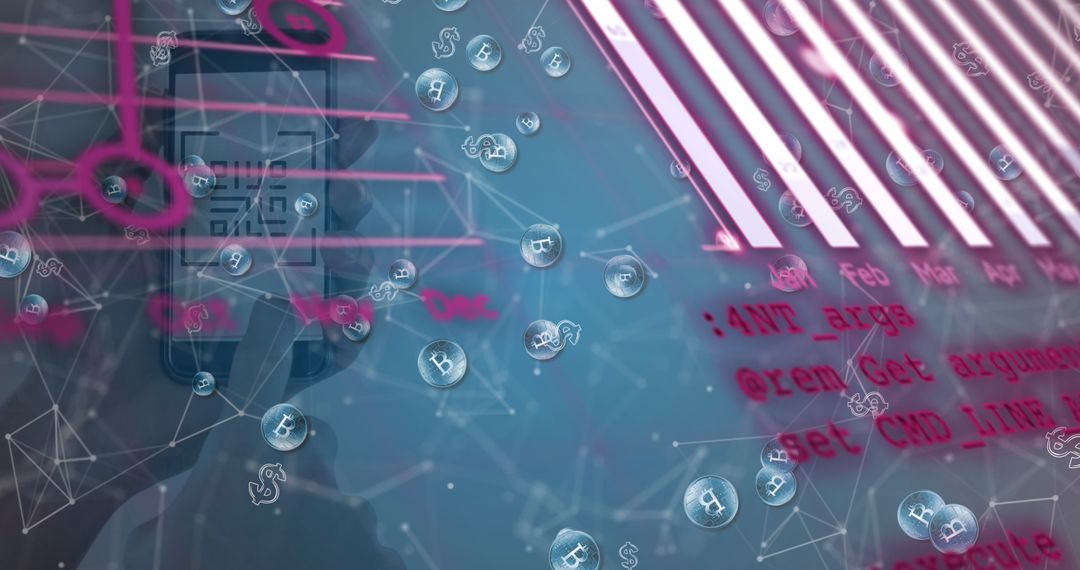 Digital Finance Network with Smartphone Insights and QR Code