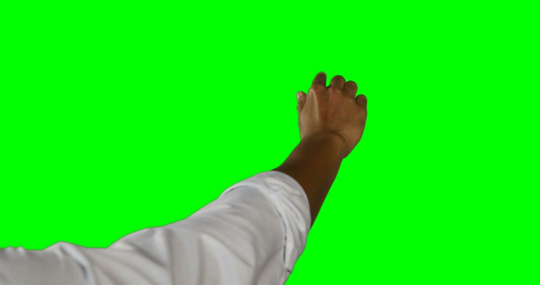 Human Hand Reaching Forward on Green Screen Background - Free Images, Stock Photos and Pictures on Pikwizard.com