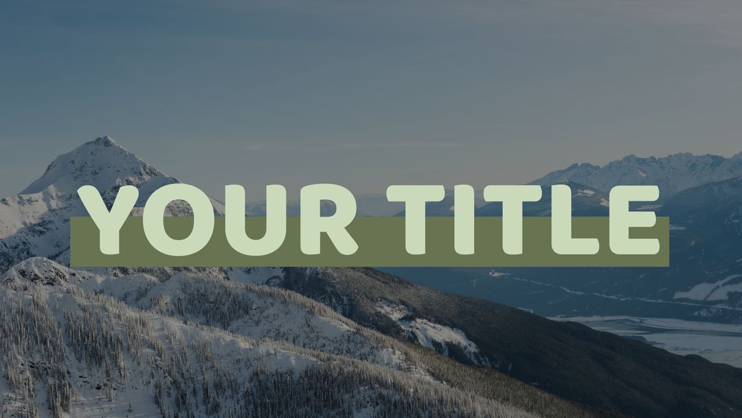 Majestic mountain landscape promoting exploration and tranquility