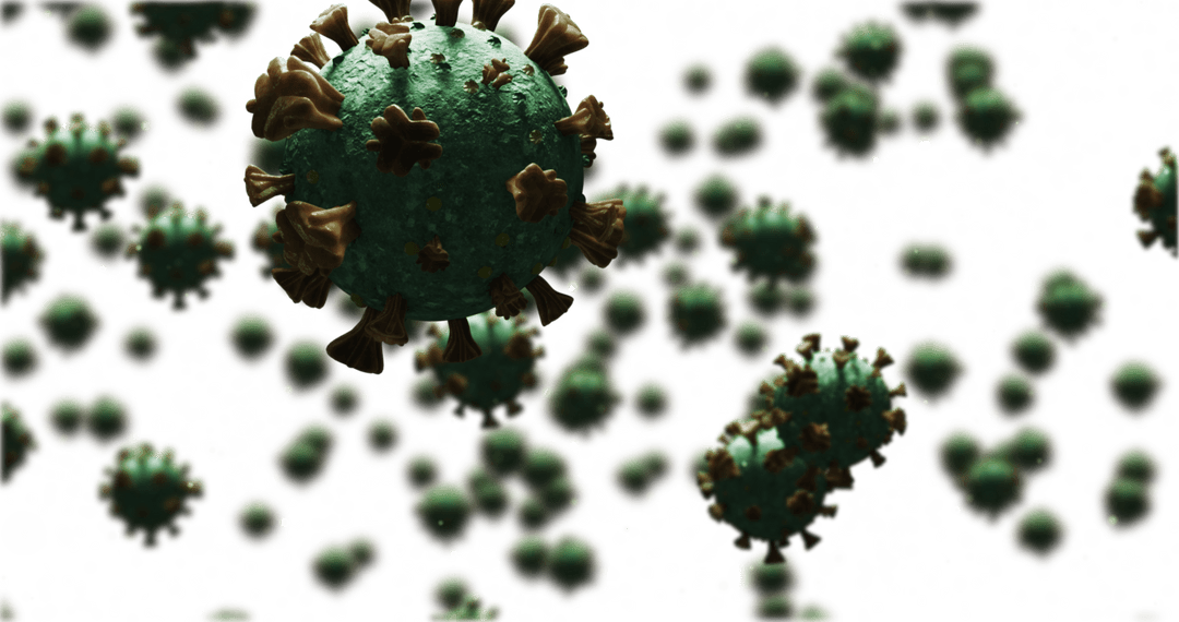 transparent background with multiple covid-19 cells in motion - Download Free Stock Images Pikwizard.com