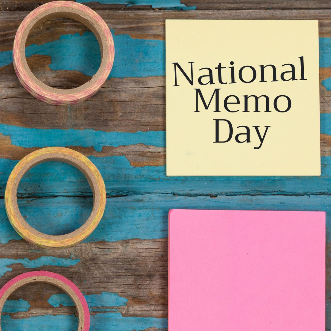 Colorful Reminder on National Memo Day