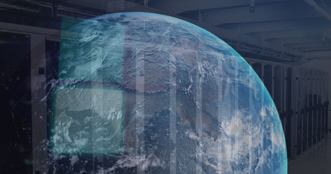 Global Networking Overlaid on Data Center Setting