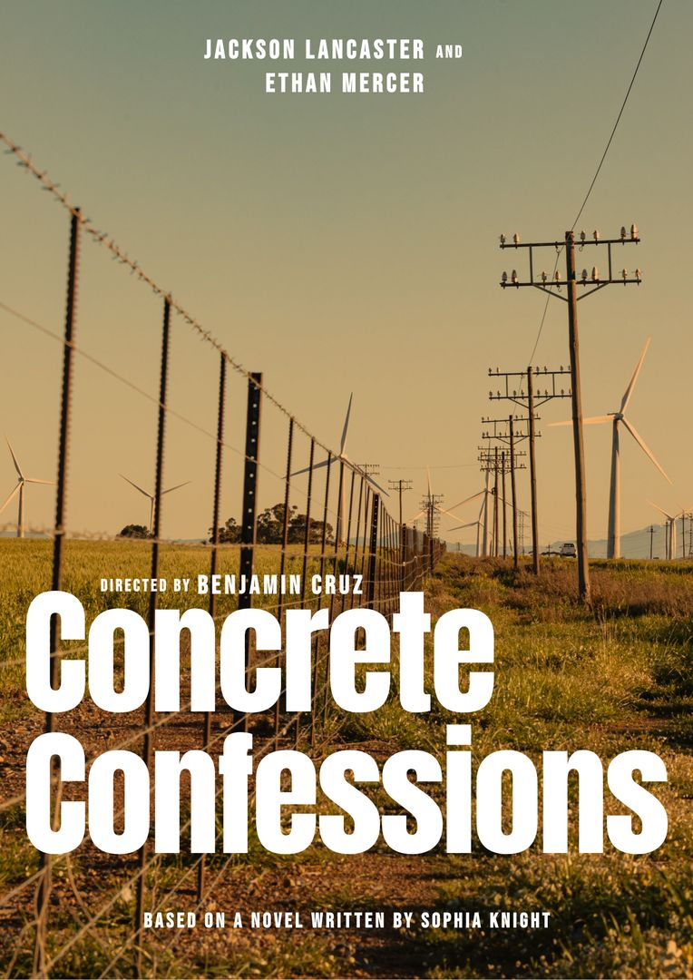 Concrete Confessions Movie Poster with Scenic Background - Download Free Stock Templates Pikwizard.com