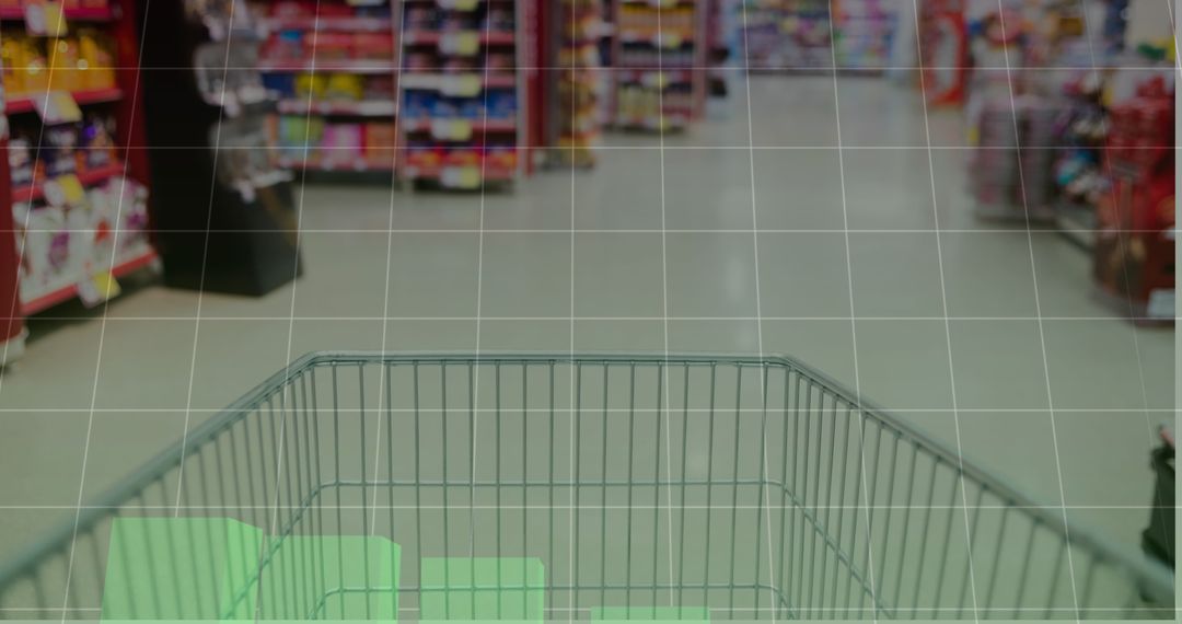 Digital Shopping Cart with Financial Data Visualization