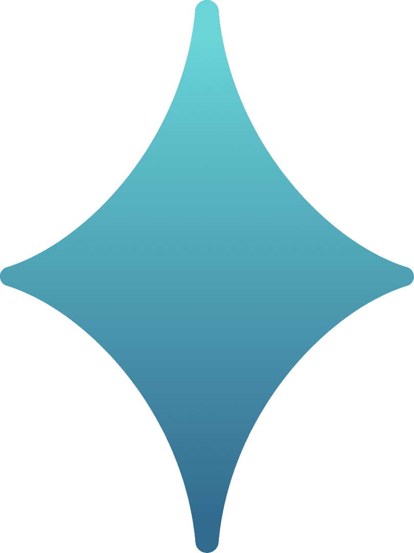 Transparent Geometric Diamond Shape with Gradient Shade