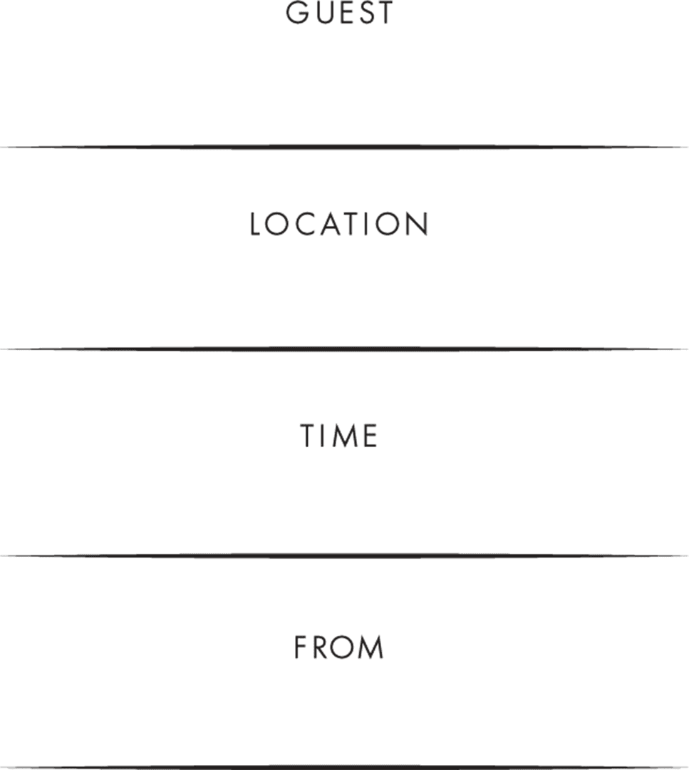 Transparent Invitation Template with Copy Space