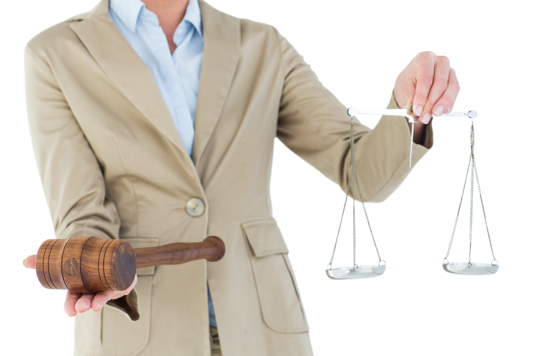 Transparent Young Woman Holding Scales of Justice and Gavel - Download Free Stock Images Pikwizard.com