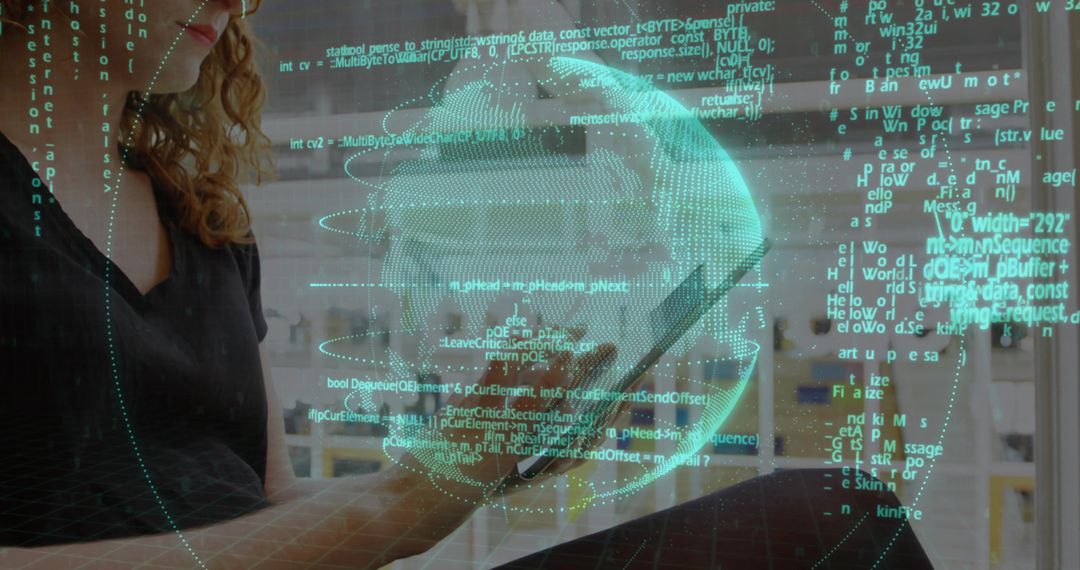 Virtual Globe Projection with Information on Modern Tablet Interface