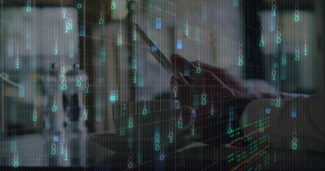 Digital Analysis Expert Navigating Code in Modern Workspace