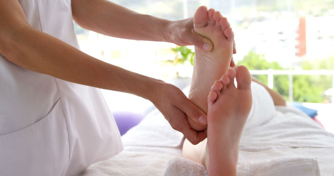 Professional Reflexology Treatment in Modern Spa - Free Images, Stock Photos and Pictures on Pikwizard.com