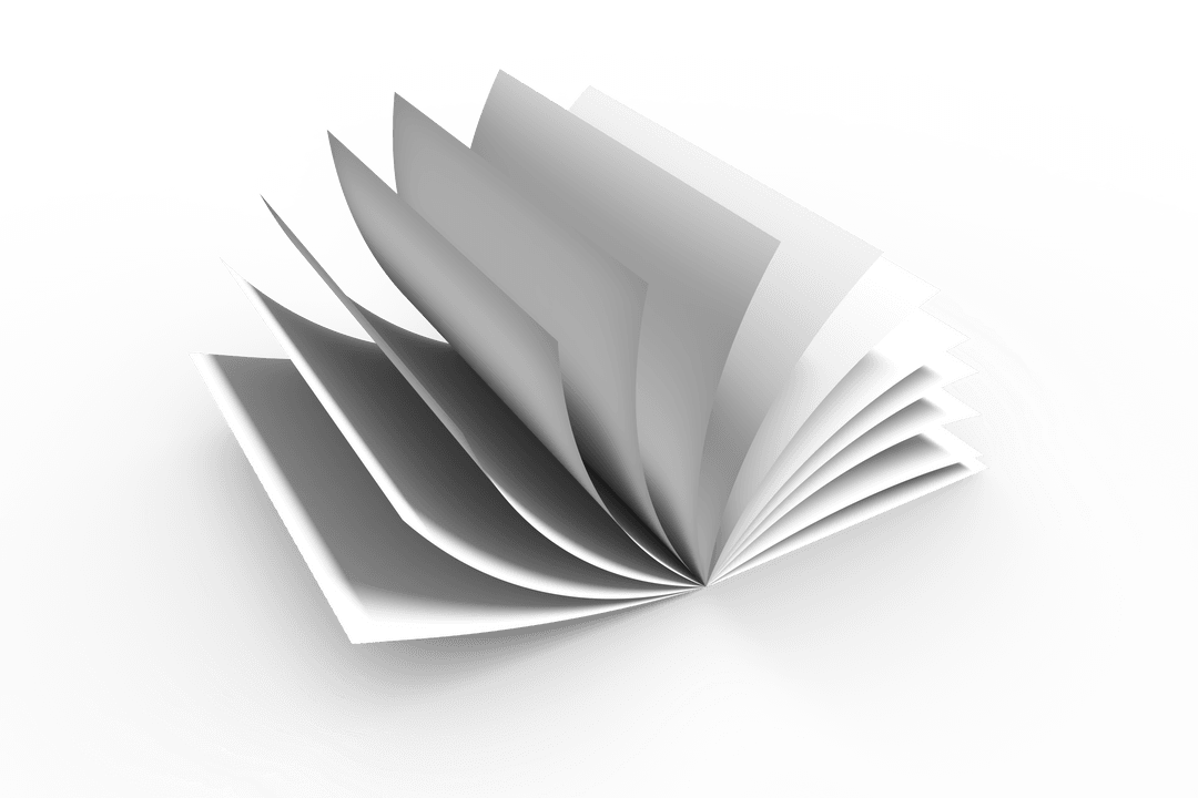 Open Book with Blank Pages on Transparent Background Concept - Download Free Stock Images Pikwizard.com