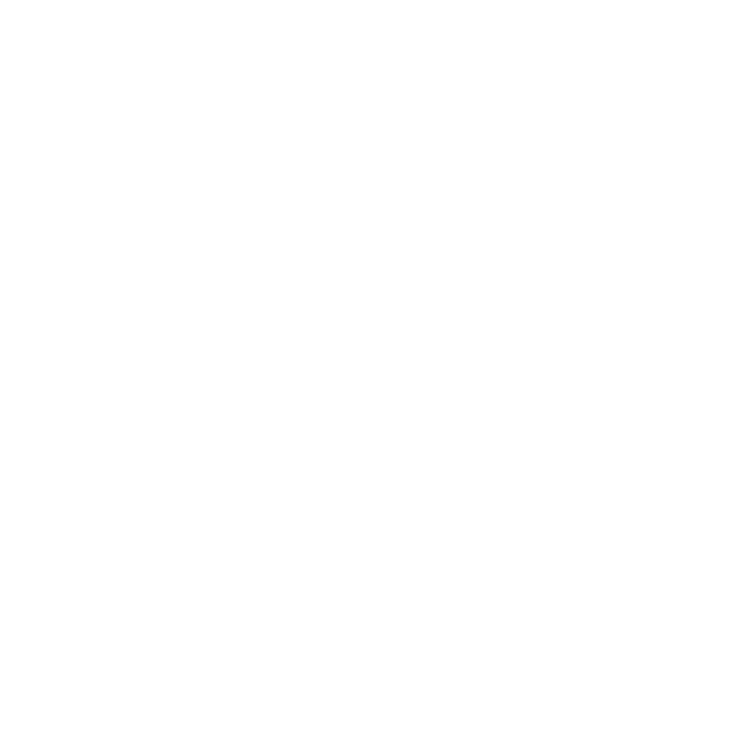 Geometric Star Pattern on Transparent Vector Background