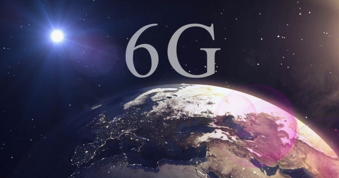 6G Technology Advancements Illuminating Earth from Space