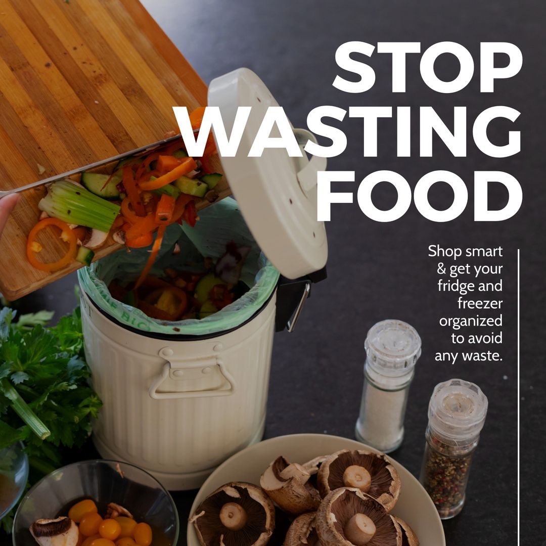Stop Wasting Food Awareness with Fresh Ingredients