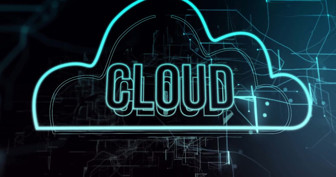 Cloud Computing and Digital Data Networks Concept