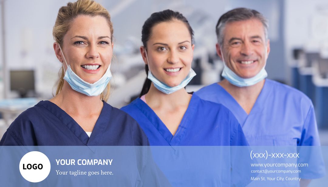 Confident Medical Team Representing Professional Healthcare Services