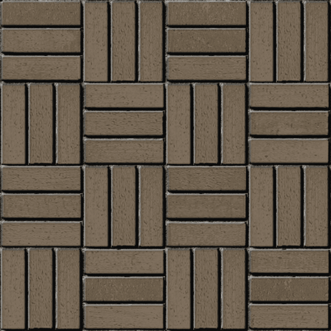 Seamless Brown Tile Pattern with Transparent Background