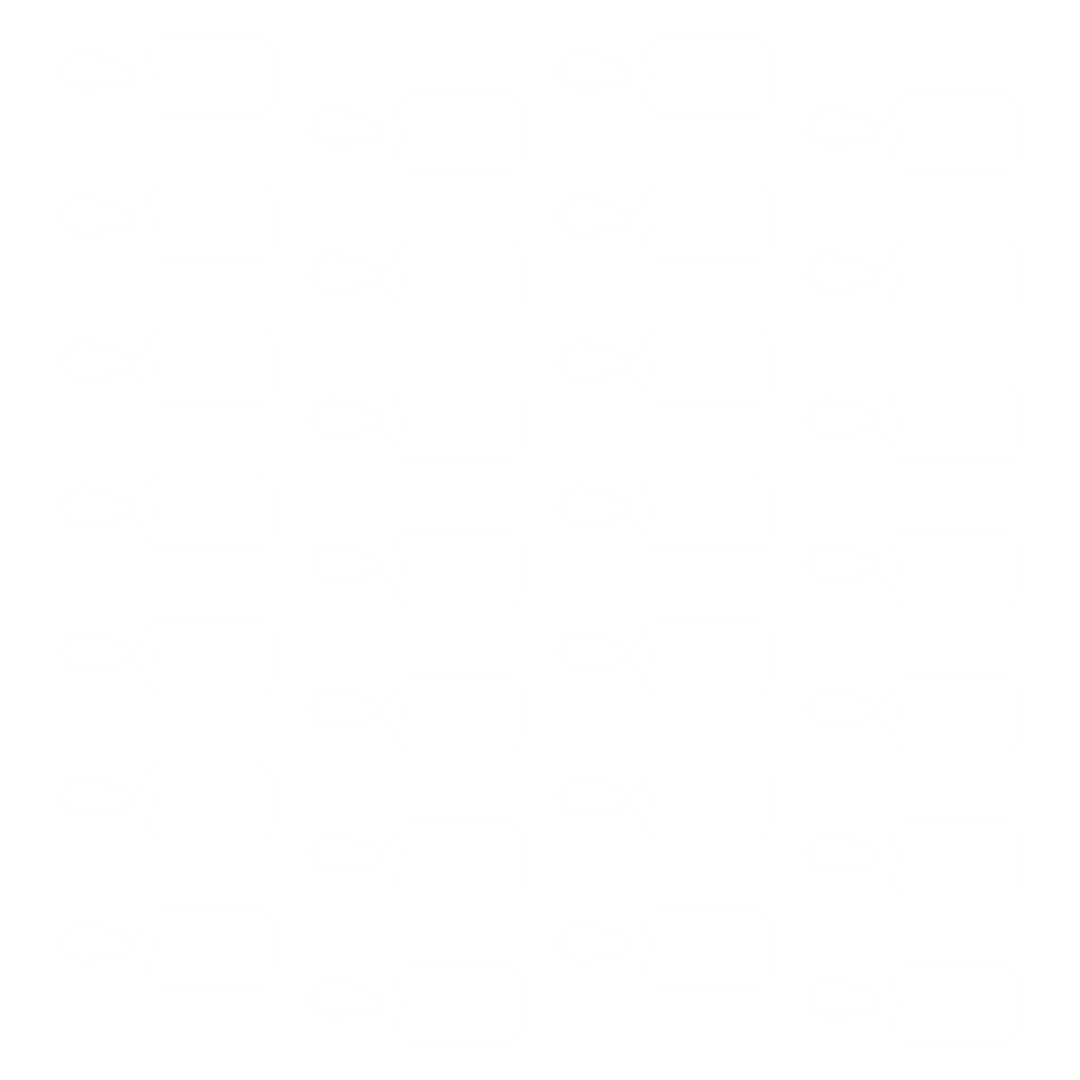 White badges repeating pattern on transparent background