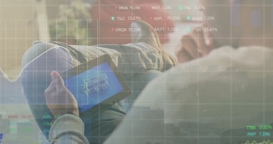 Analyzing Financial Data with Tablet and Digital Interface