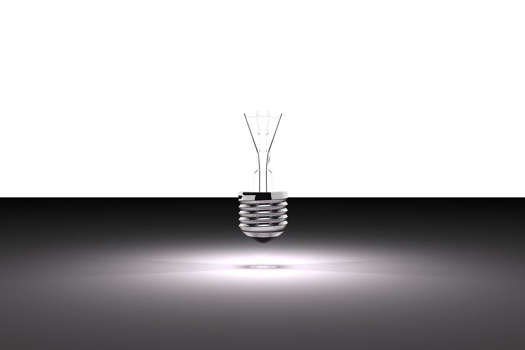 Transparent Light Bulb Illustration on Dark Background with Copy Space - Download Free Stock Images Pikwizard.com