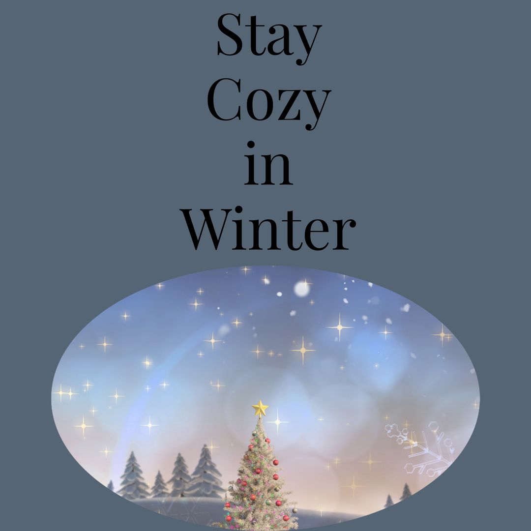 Cozy Winter Wonderland with Christmas Tree