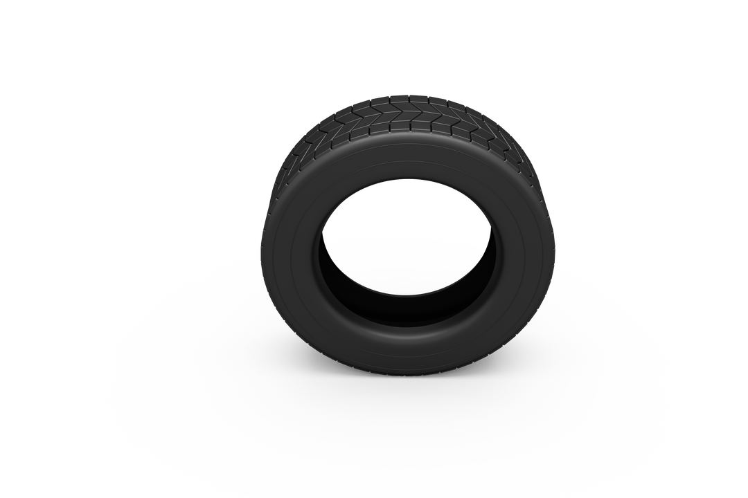 Transparent Digital Illustration of Black Tire With Summer Tread Pattern - Download Free Stock Images Pikwizard.com