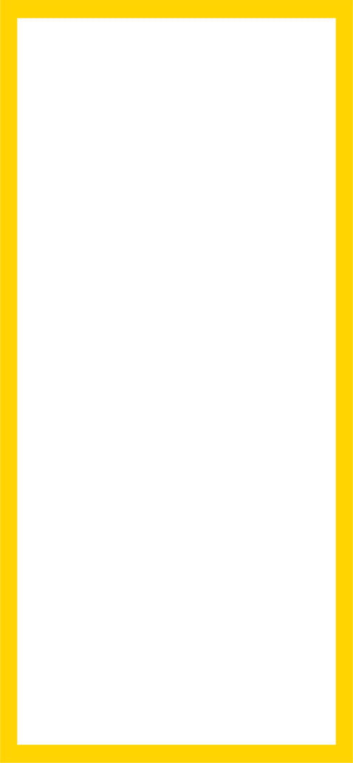 Elegant Translucent White Rectangle with Gold Border on Transparent Background