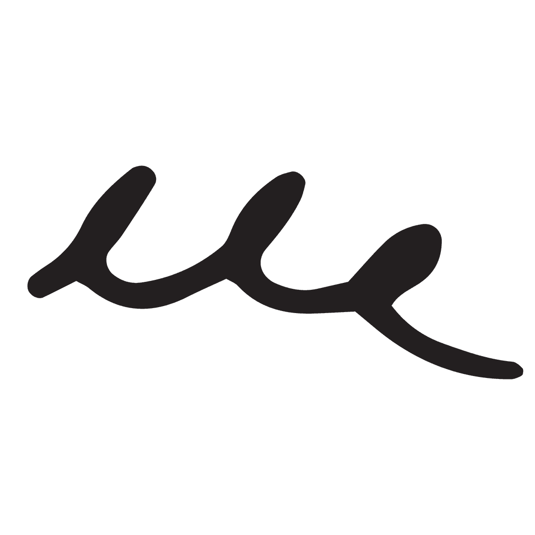 Abstract Black Doodle on Transparent Background