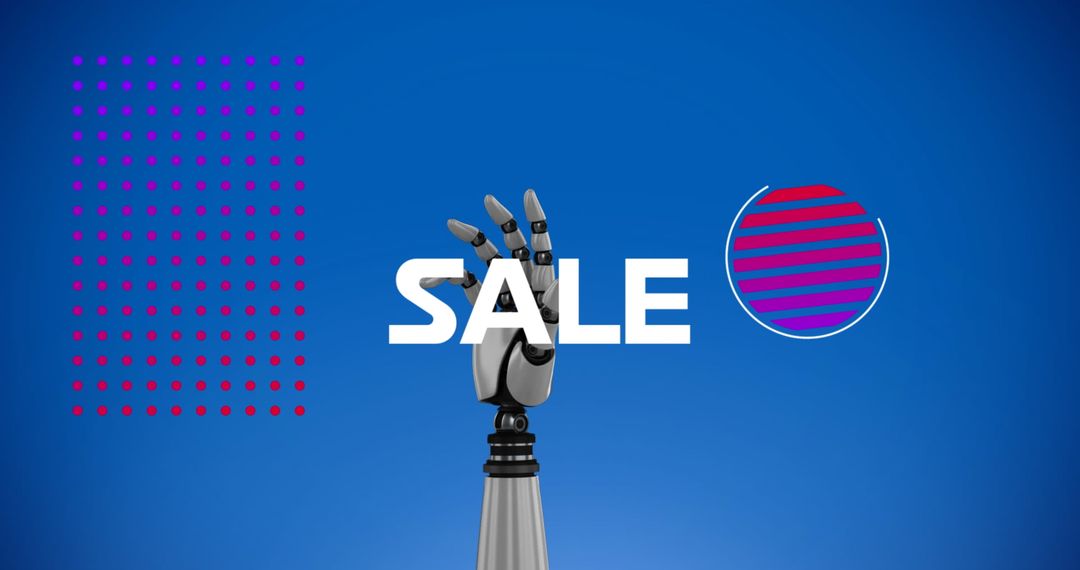 Futuristic Sales Promotion with Robotic Hand Theme