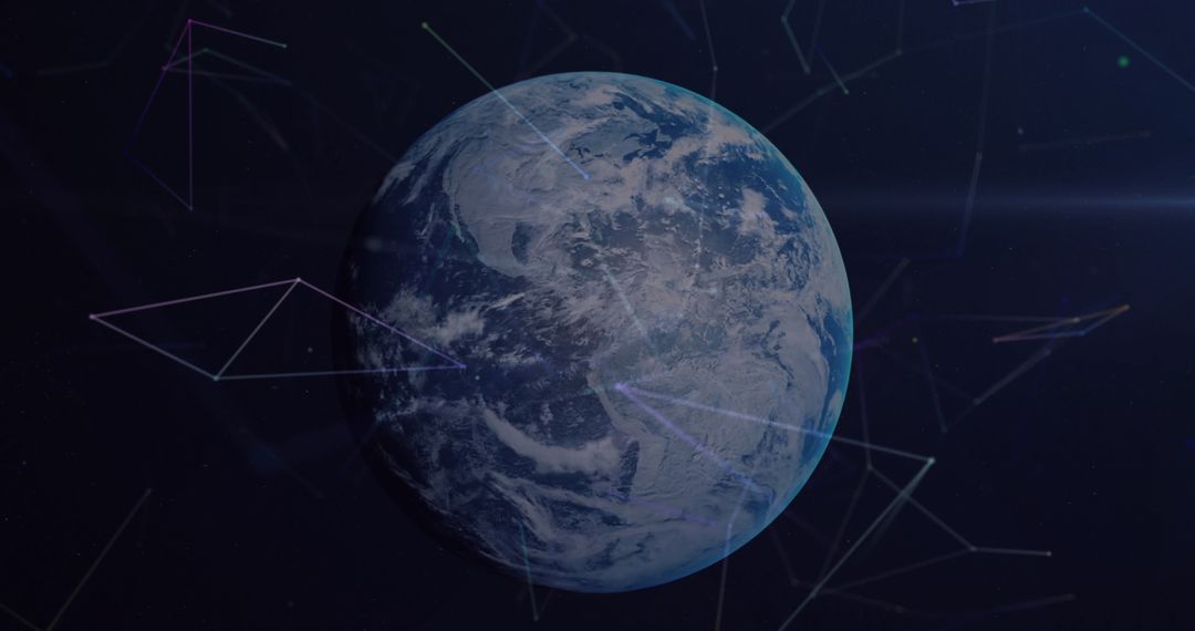 Global Digital Connections and Blue Earth