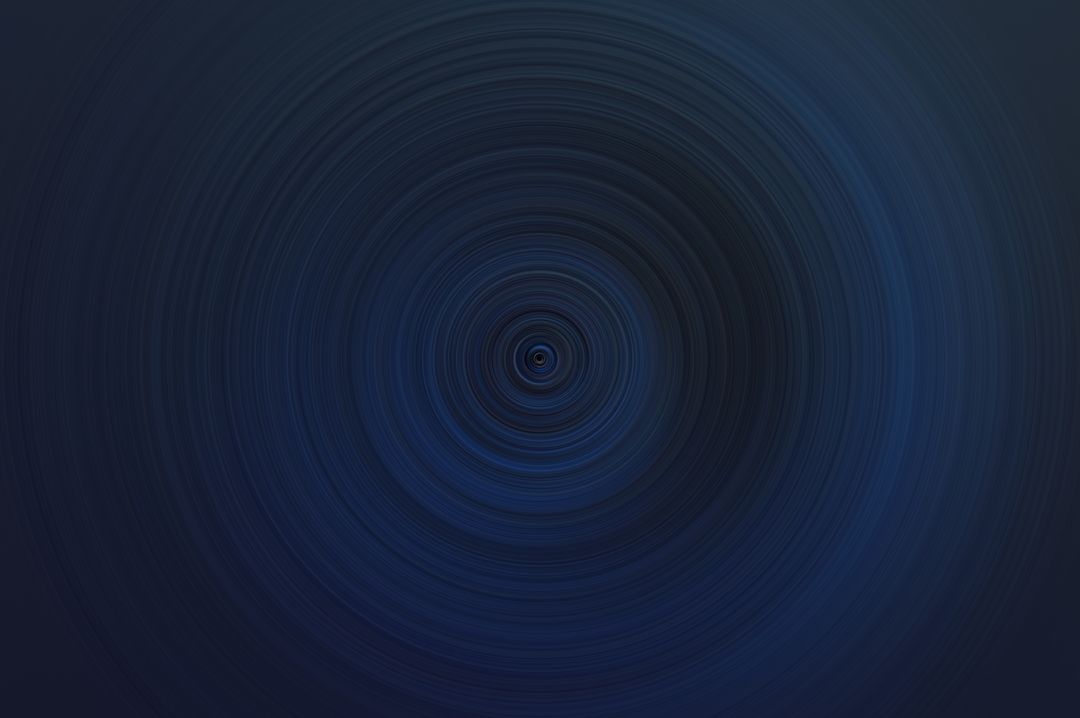 Abstract Blue Swirl Optical Illusion Pattern