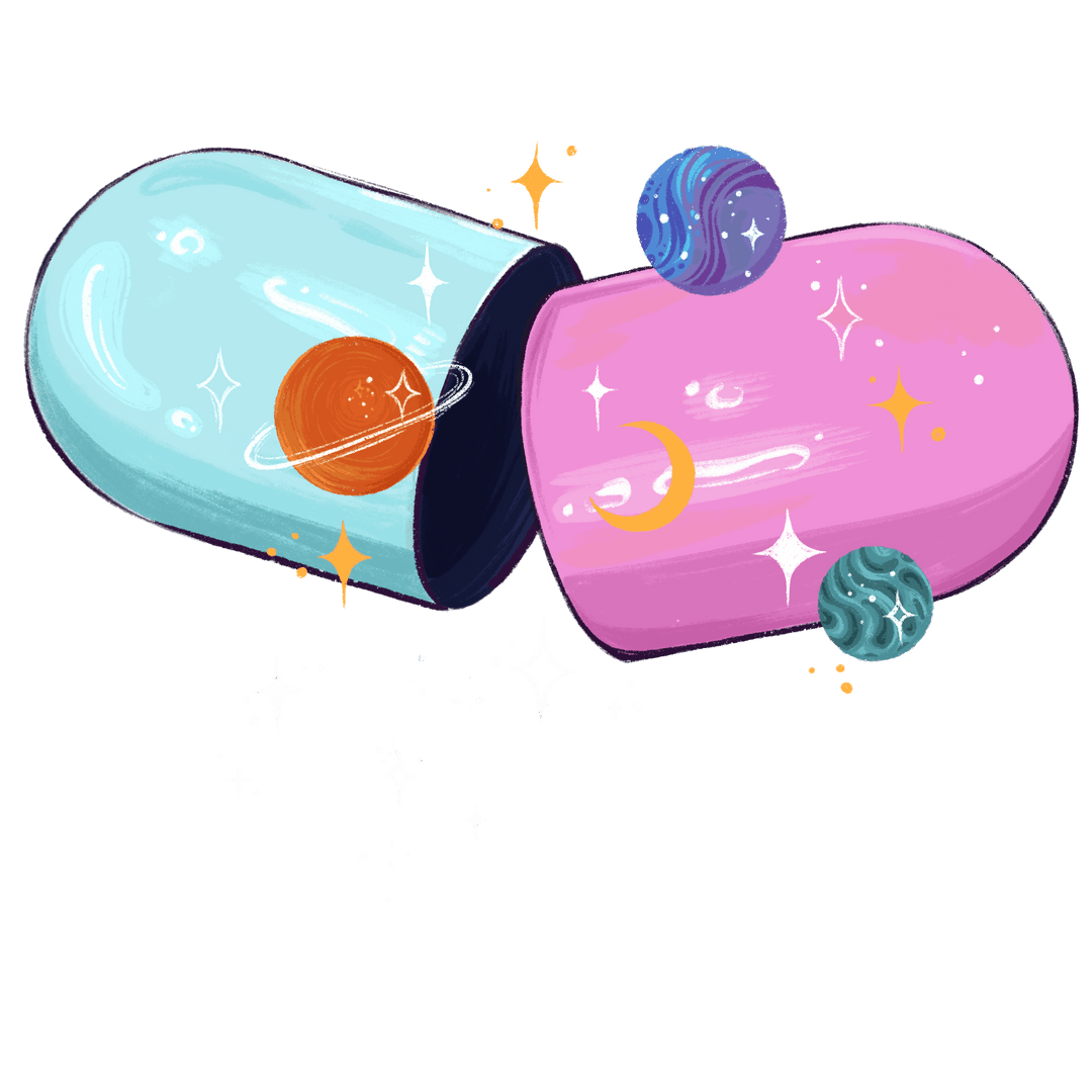 Open Capsule Unveiling Celestial Mystical Universe