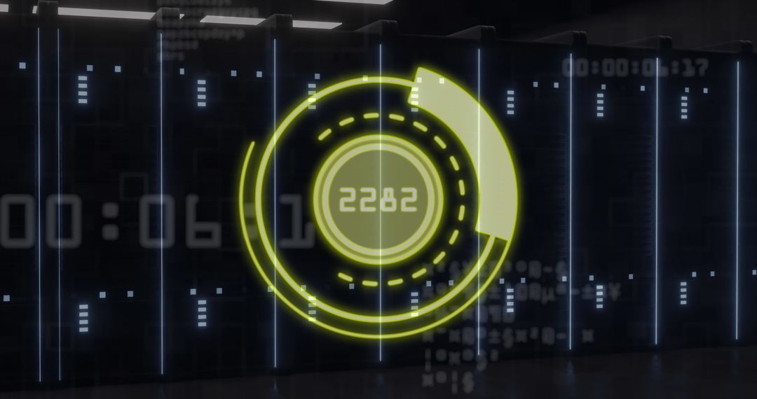 Digital Interface with Data Processing on Server Racks