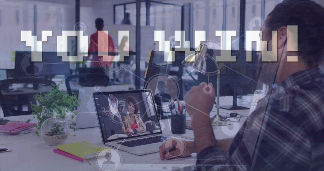 Celebrating Corporate Success with Diverse Team Collaboration