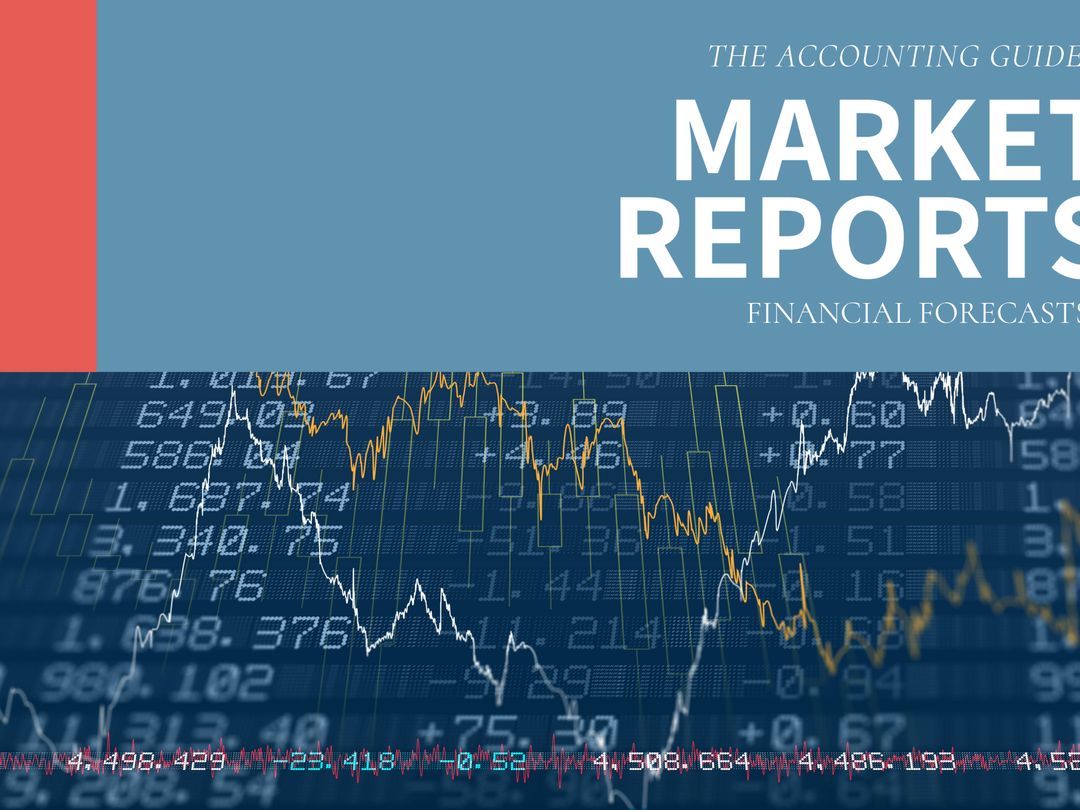 Dynamic Financial Market Report with Growth Graphs