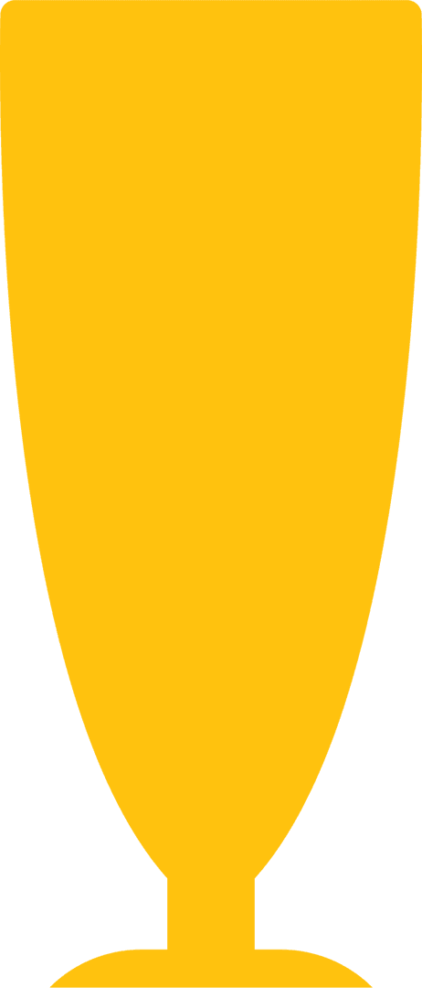 Golden Cup Illustration on Transparent Background for Competitions