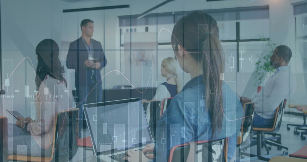 Diverse Business Team Discussing in Modern Office