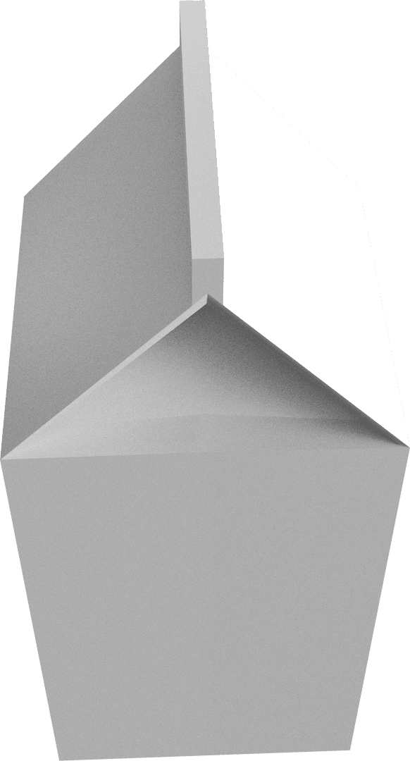 Abstract Closed Transparent Box Packaging Design