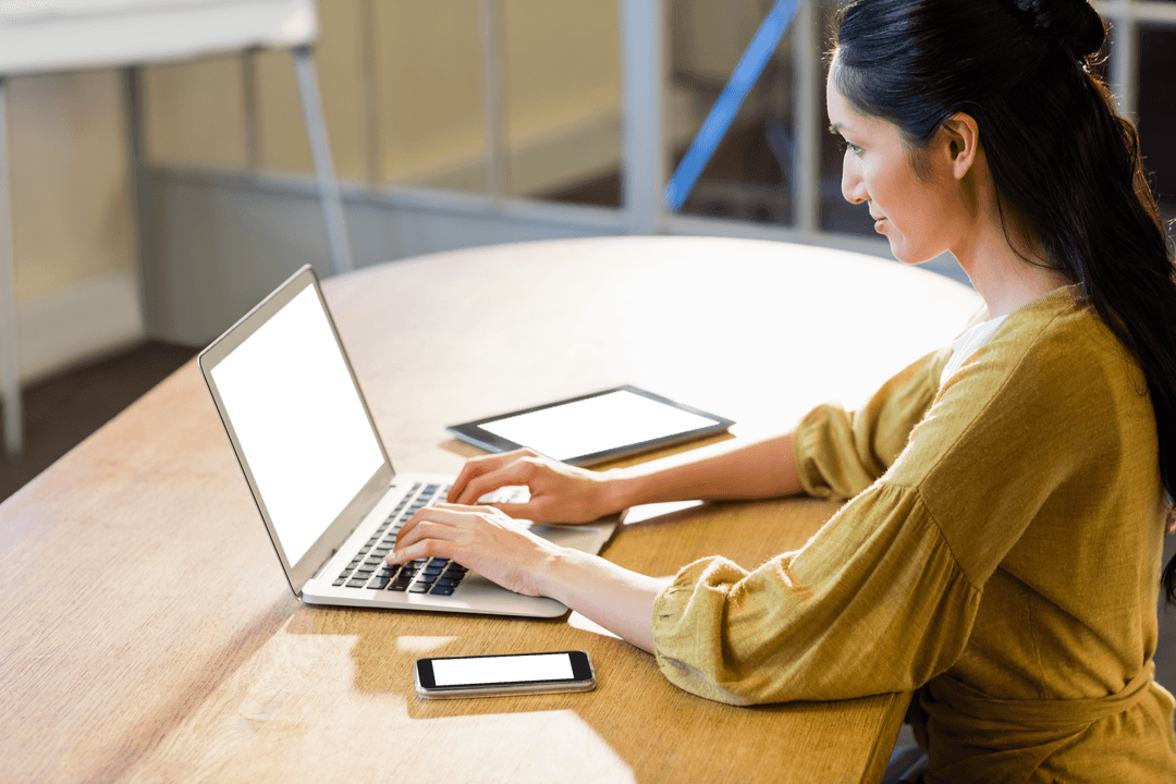 Transparent Laptops and Handy Smart Gadgets Inspire Work Productivity