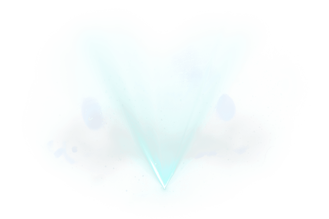 Abstract Shimmering Light On Transparent Background