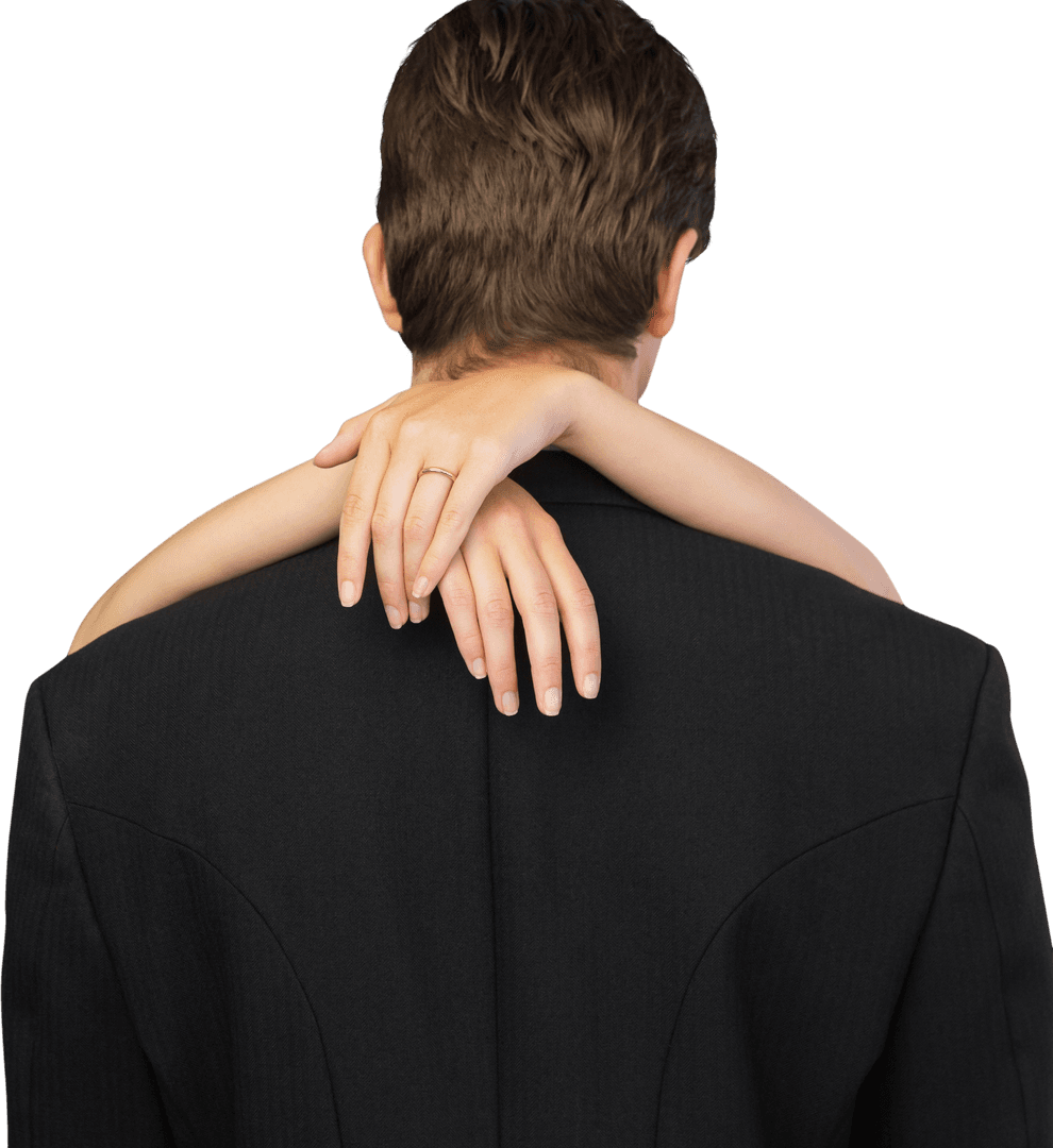 Transparent Rear View Embrace with Ring Display