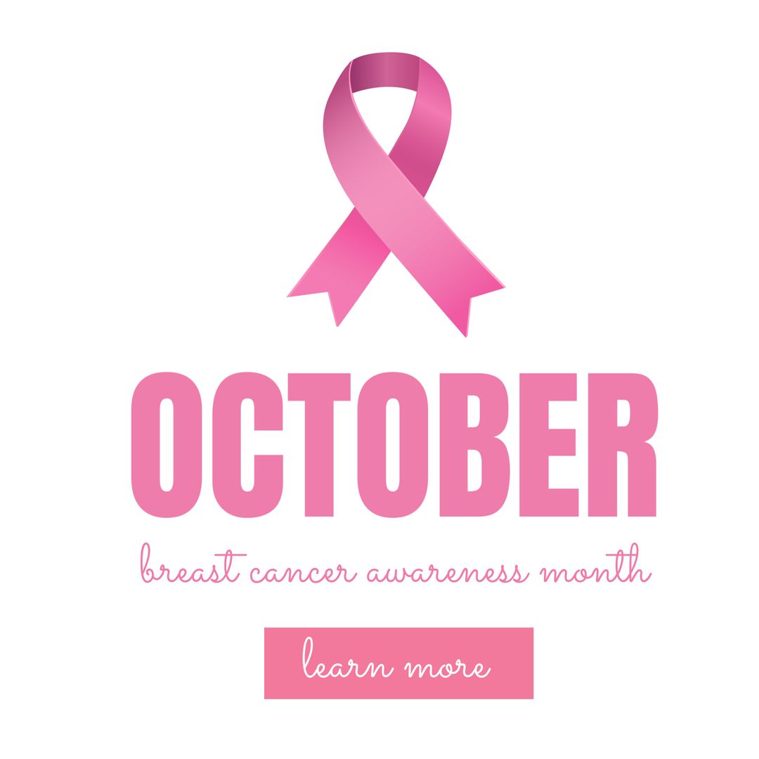 Pink Ribbon for Breast Cancer Awareness Month in October - Download Free Stock Templates Pikwizard.com