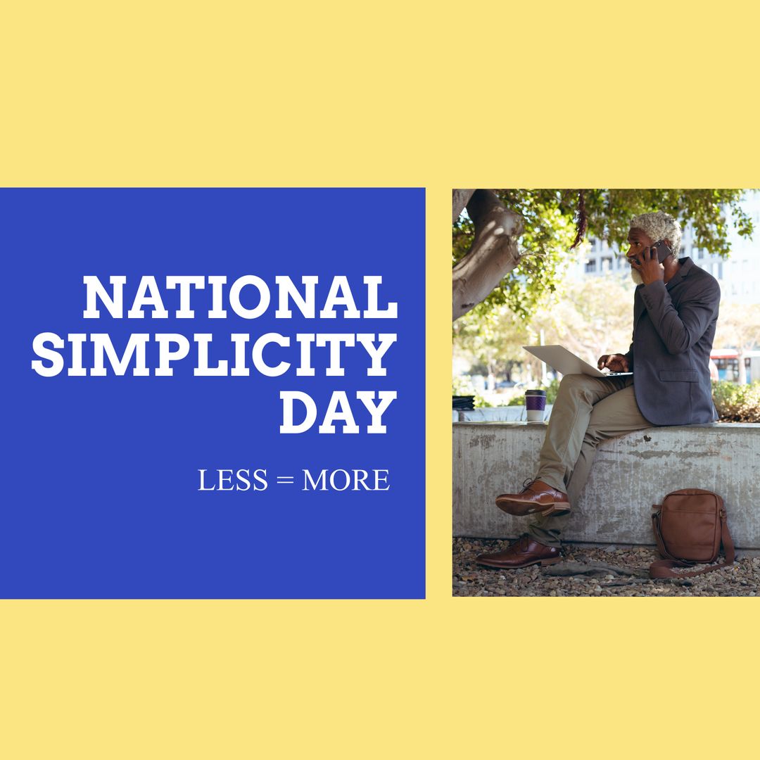 National Simplicity Day Celebration with Less Equals More Theme